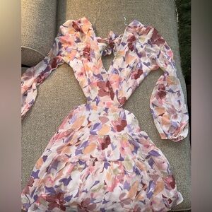 Lush Floral Mini Dress